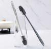 Silicone brush for washing bottles and glasses