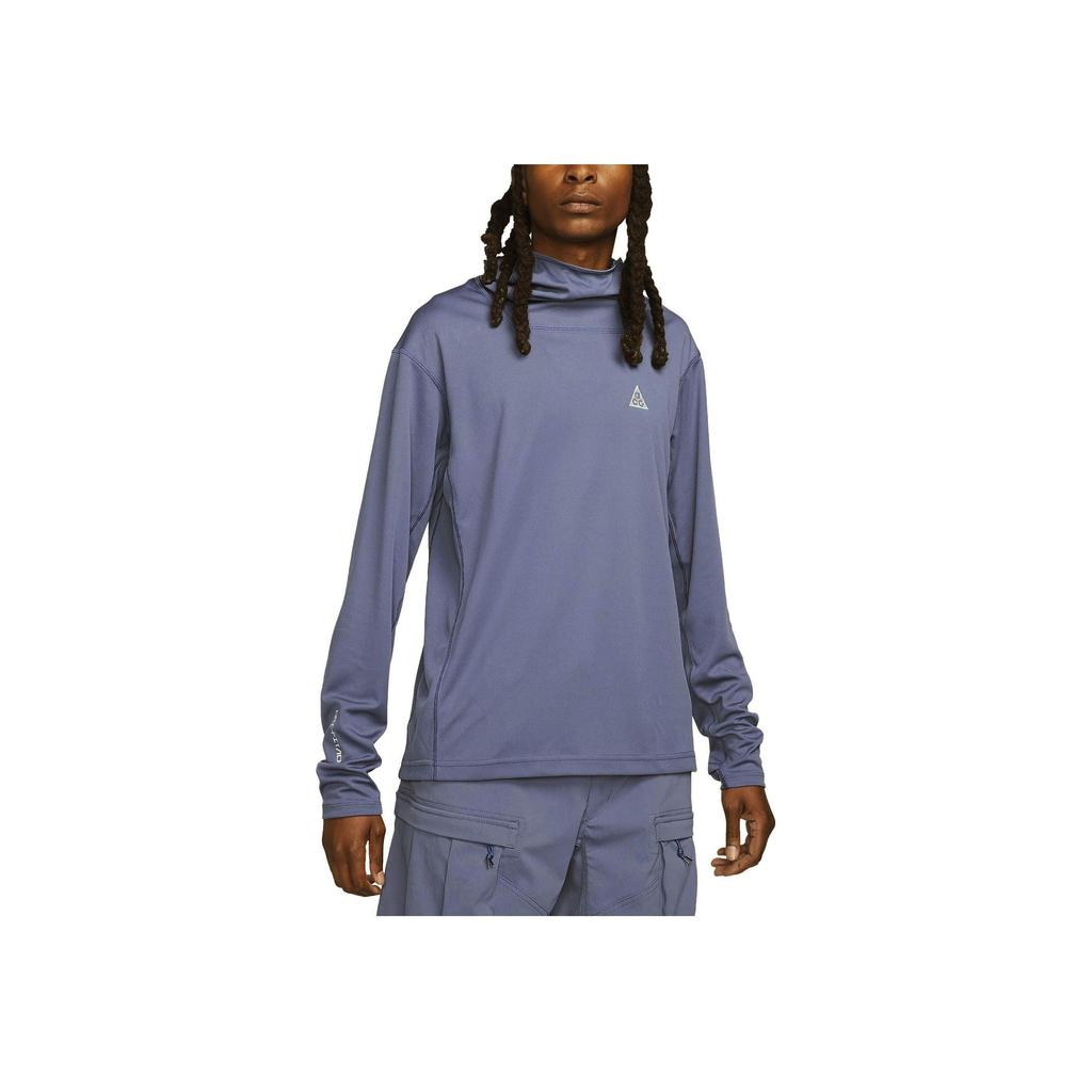 Nike Мужская толстовка с капюшоном ACG Dri-FIT ADV Lava Tree с вышитым логотипом, синяя DX6967-491