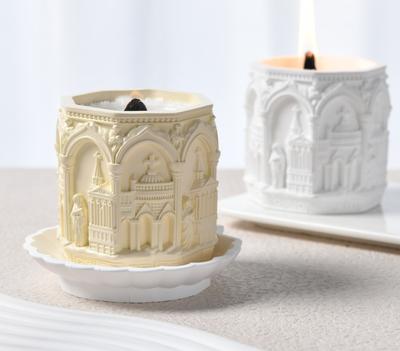 Ренессанс Свеча Гипсовая Чашка Силиконовая Форма Сделай Сам Цементная Чашка Ароматическое Сопровождение Силиконовый Измельчитель