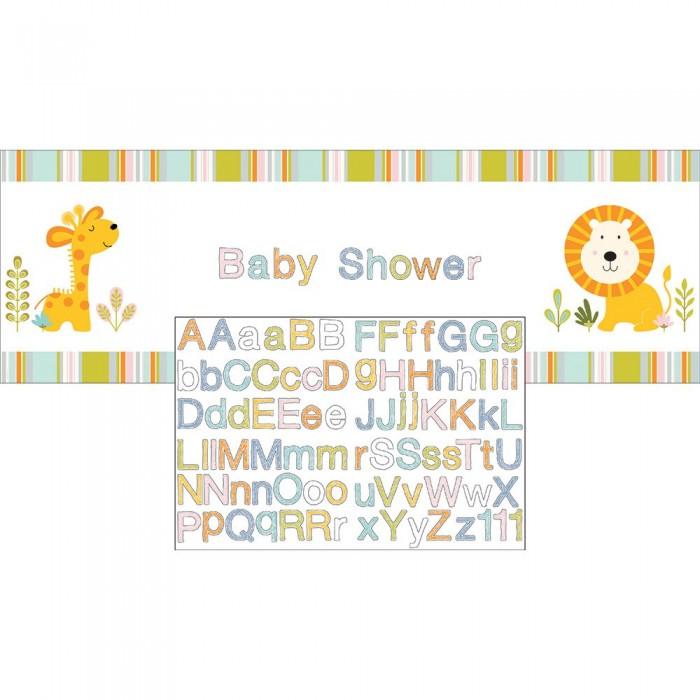 Creative Party Giant Baby Shower Banner With Stickers
