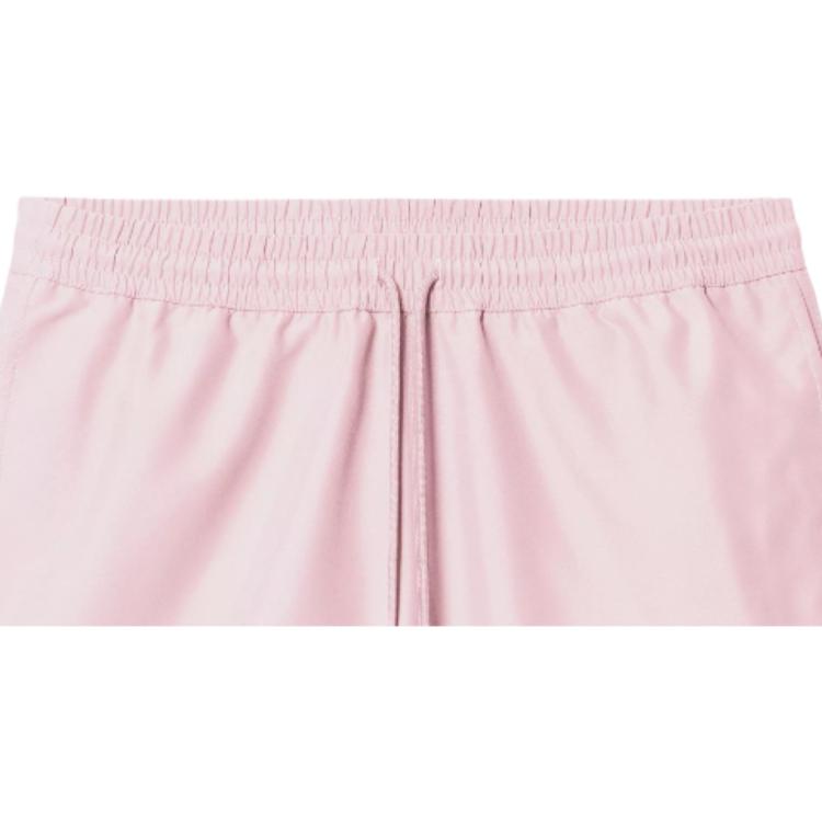 Carhartt WIP SS25 Пляжные шорты с сетчатой подкладкой, карман на боковом шве, вышитый логотип, мужские плавки, розовые, I035062-2VA-XX