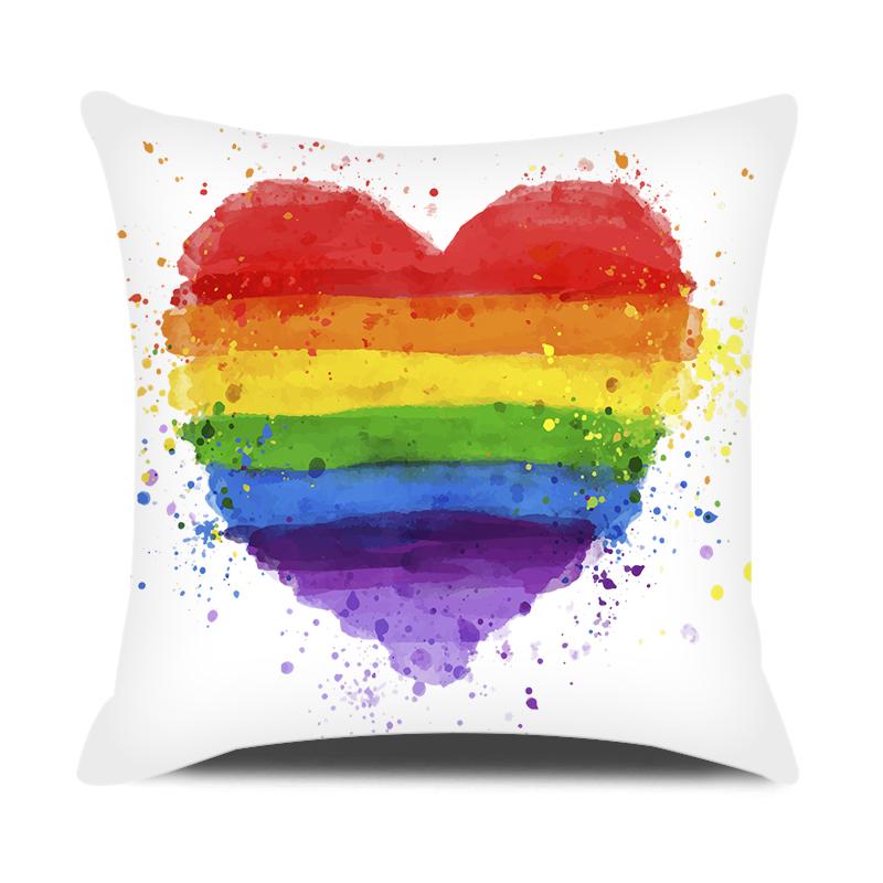 Наволочка в клетку с геометрическим полосатым принтом, красочная наволочка для дома, дивана, украшения автомобиля, чехол для подушки из персиковой кожи