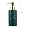 Marbling Soap Dispensers Press Type Sanitizer Empty Bottle Portable Emulsion Bottle  Bathroom