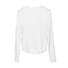 Women Bottom Tops Round Neck Long Sleeve Slim Fit Base Shirt Solid