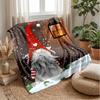 Rainbow Fantasy Gnomes Theme blanket Lightweight Warm Flannel Blanket Decorative Throw Blanket for Home Decoration