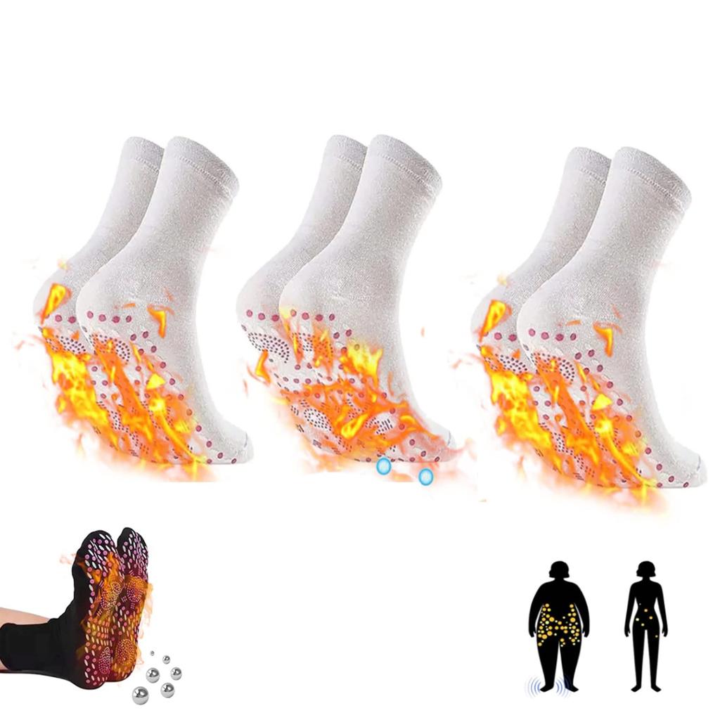 Носки с подогревом «Полынь» Удобные эластичные прочные теплые хлопковые носки, которые можно стирать в холодной воде