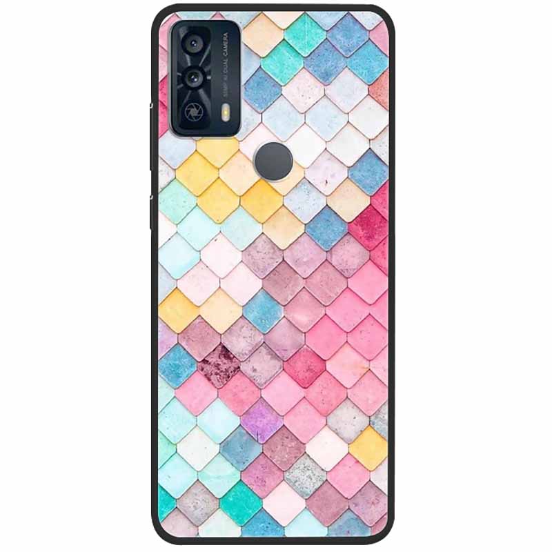 Чехол For TCL 20B Case 6159K Силиконовый Мягкий Модный TPU Чехол для Телефона для TCL 20B Case для TCL 20B 20 B Бампер Защитный TPU Оболочка
