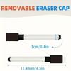 A set of 50 dry erase markers with rubber caps, fine pointed whiteboard markers, lightweight plastic material, suitable for use