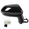 Gloss Black Power Heated Side Mirror With Turn Signal Replacement for Corolla E210 2020?2022 Right