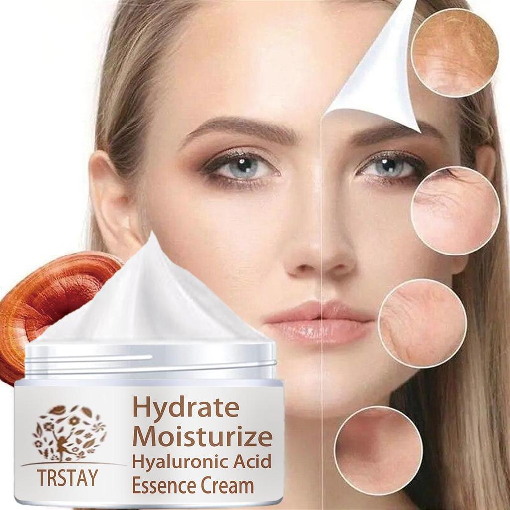 Крем для лица глубоко питает кожу, разглаживает морщины, увлажняет и увлажняет.