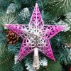 Рождественские украшения Пятиконечная звезда Верхушка для рождественской елки Звезда Верхушка для рождественской елки