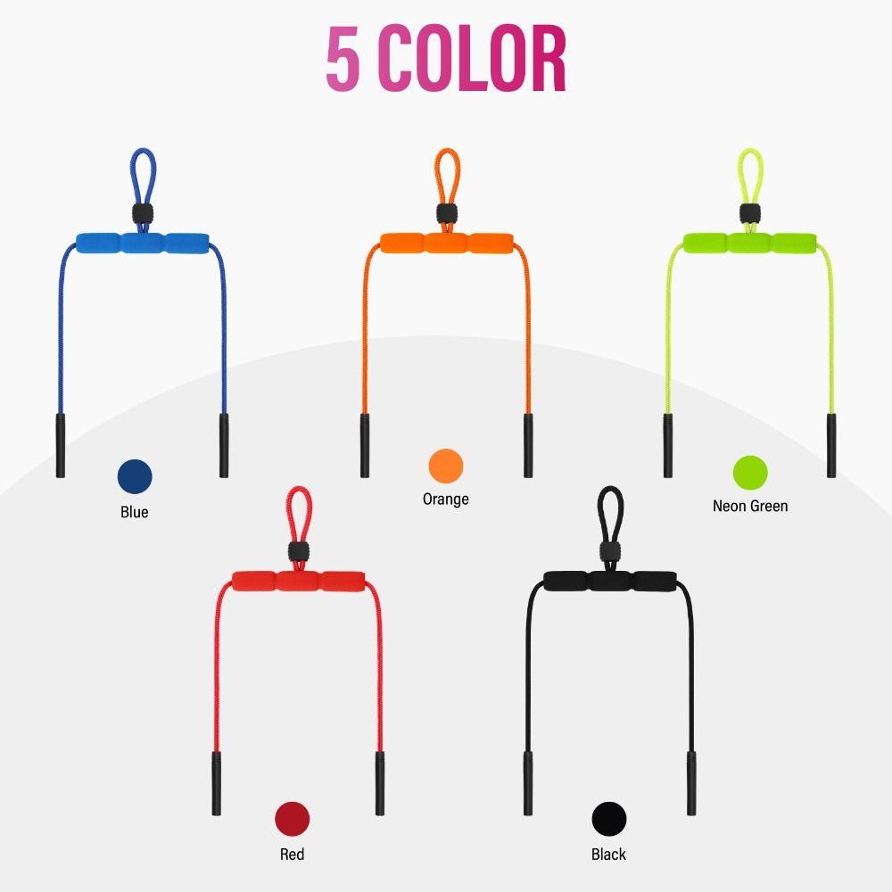 Non-slip Design Floating Glasses Strap Polyester Foam Glasses Cord Around Neck Use
