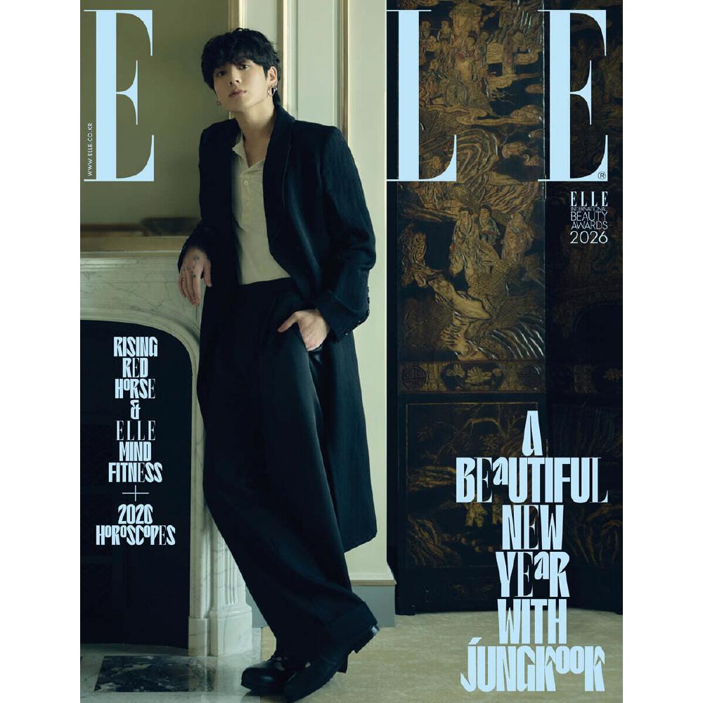 Журнал ELLE Январь 2026 Обложка Чонгук из BTS