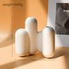 Modern Chinese Zen Ceramic Vase Bisque-Firing Spherical Combination Creative Flower Tabletop Vessel for Home Decor