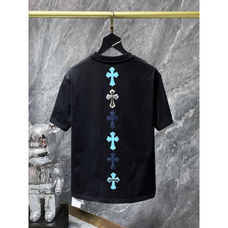 Unisex Loose Fit Cotton T-Shirt With Sanskrit Cross Sword Print Streetwear Tee