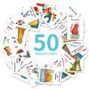 50 Юмористических Текстовых Карточек Любовные Мультяшные Иллюстрации Неловкие Интерактивные Маленькие Карточки Все на Английском