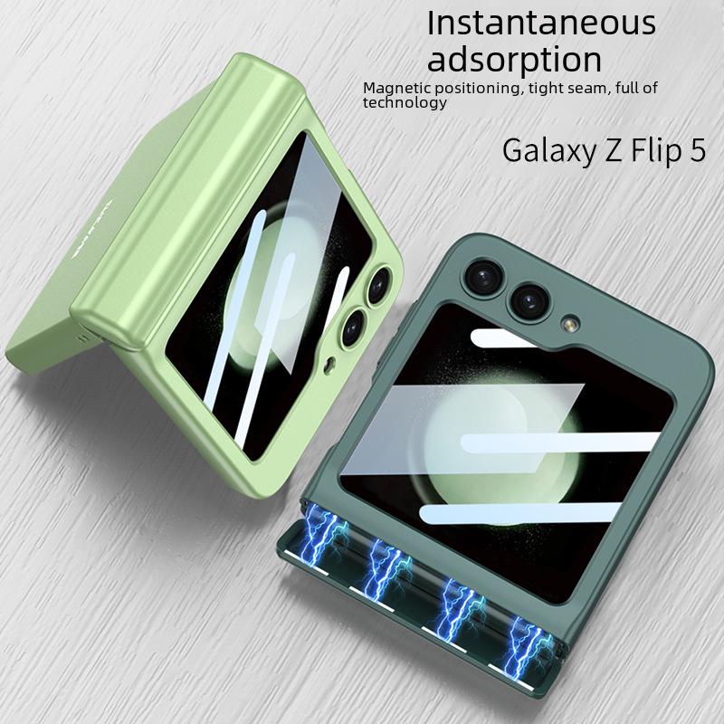 Защитный чехол с магнитным креплением для Samsung Galaxy Z Flip5 Full-Cover