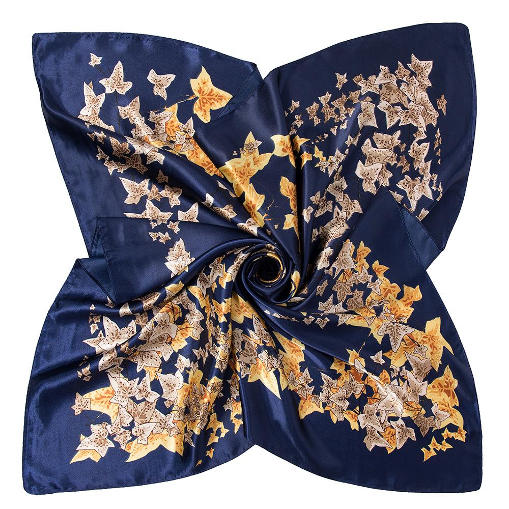 High-quality Luxurious Silk Scarves Headband Scarfs Neck Scarf For Women Chain Silk Scarf Women's Decorative Shawl