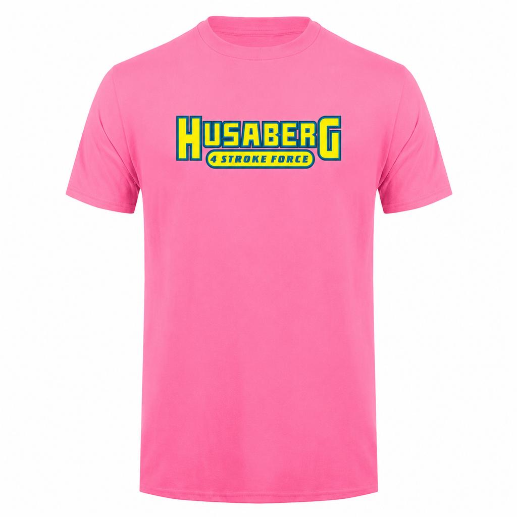 Husaberg 4 Stroke T Shirt Tee Tops Round Neck Summer ShortSleeve Fashion Tshirt Unisexs Clothing Unisexs Casual Basic Tshirt