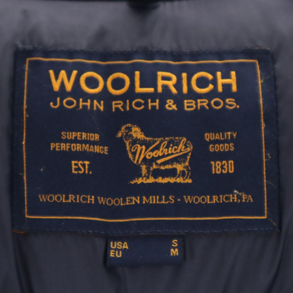 Woolrich Made In Moldova Arctic Parker S Navy ARCTIC PARKA Raccoon Fur Men's Used