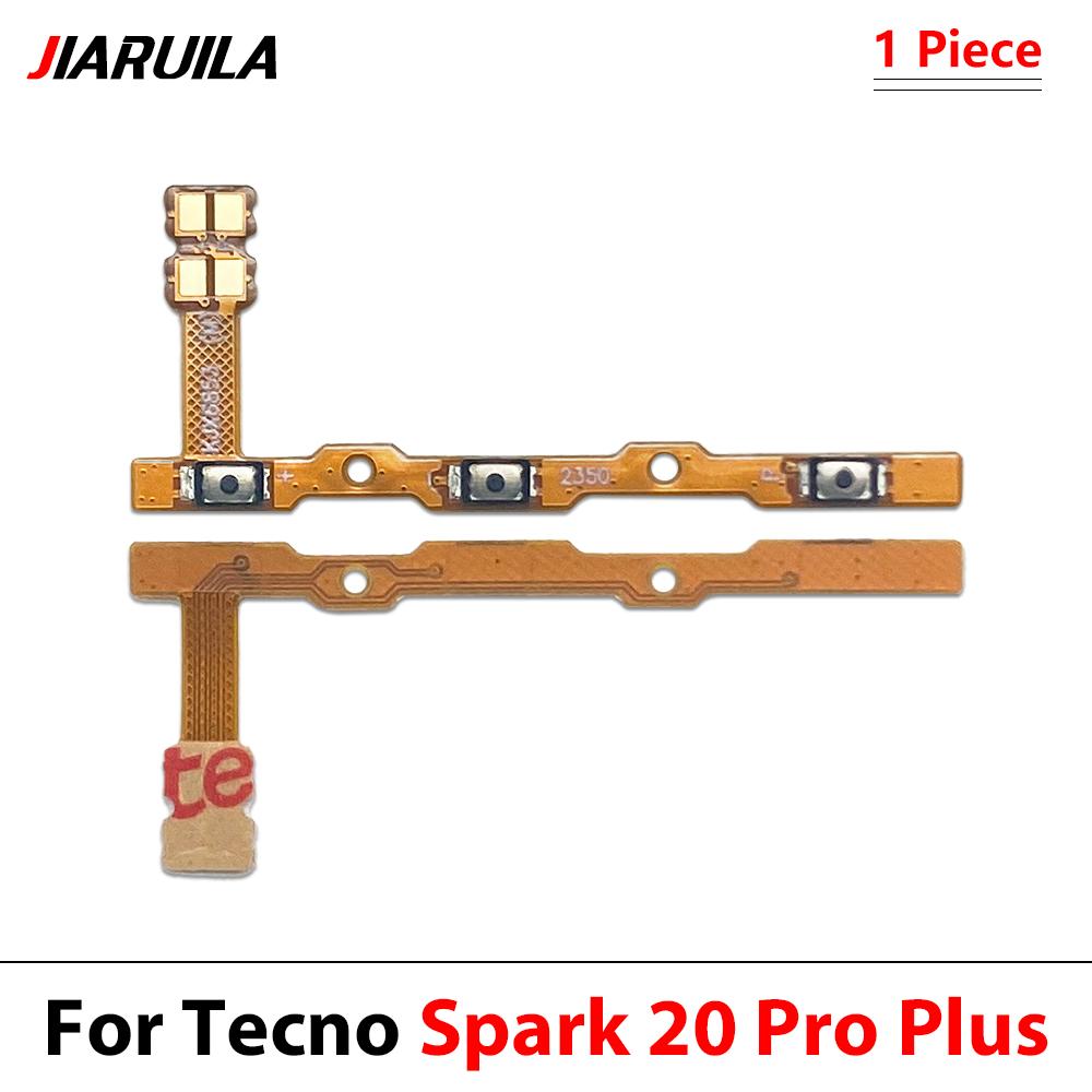 11 шт. Для Tecno Spark Go 1116 Spark 11 Pro Plus Spark 6 Go Spark 11C 11C Кнопка включения/выключения громкости Кнопка питания Шлейф