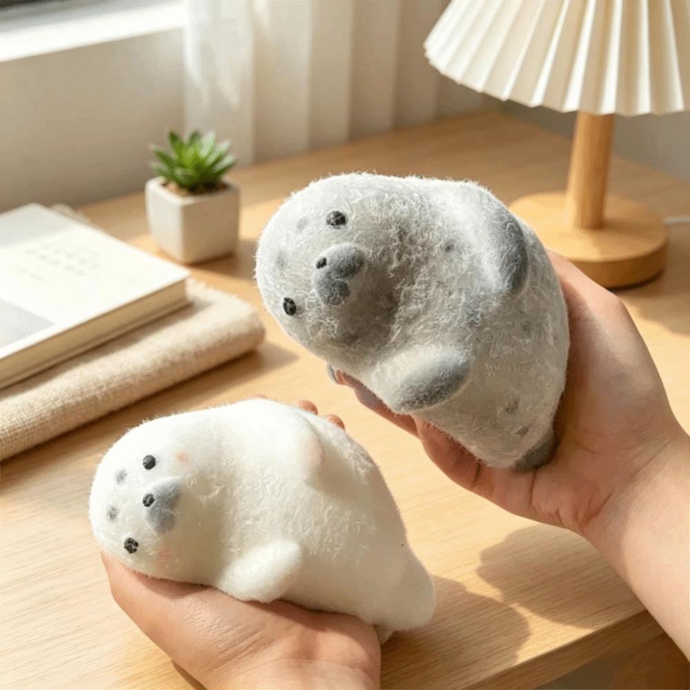 Realistic Seal Reduce Pressure Toys Super Soft Simulation Seal Pinch Toy Office Toy