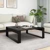 VidaXL Coffee Table Black 100x100x35 Cm Chipboard
