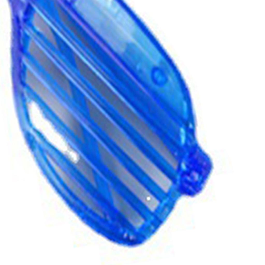 Солнцезащитные очки со светодиодами, светящиеся в темноте, мигающие, со шторками, очки для вечеринки на Хэллоуин, синие