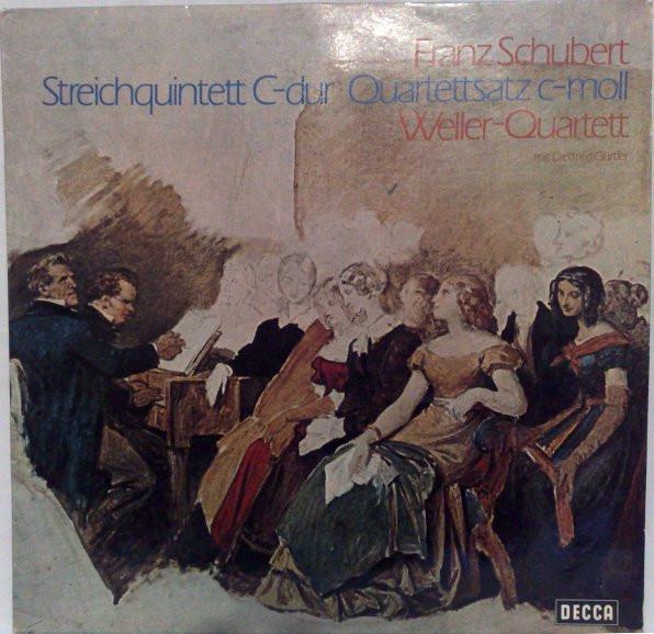 LP Record FRANZ SCHUBERT WELLERQUARTETT Streichquintett Cdur Quartettsat SXL21212B DECCA 1970 Germany Classical Used