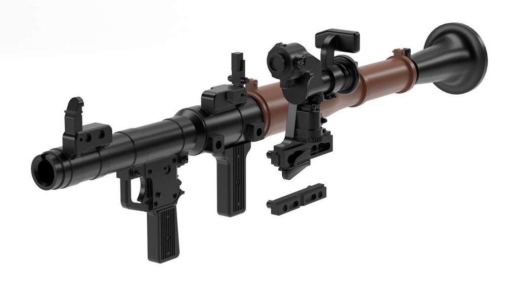 Пластиковая модель гранатомета Little Armory LA061 RPG7