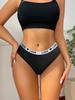 Women Cotton Panties Sexy  Ladies Underpants Letter Girls Briefs Soft Female Underwear Breathable Stretch Women's Lingerie XS-XL