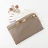 OSL Passport Wallet Pouch Vanilla Genuine Leather Wallet Multifunctional Pouch Travel Passport Case Slip-On A-OSL-5802