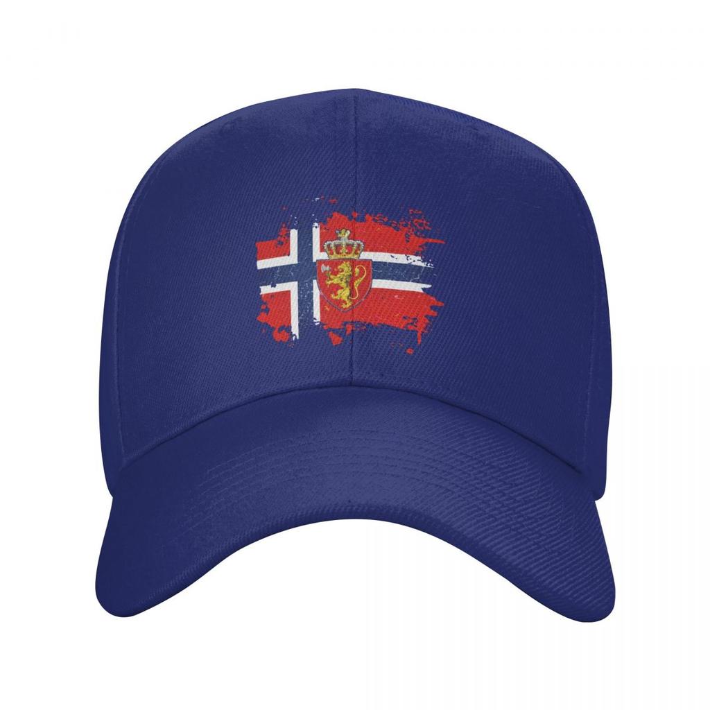 Custom Coat Of Arms Of Norway Baseball Cap Unisex Women Breathable Norwegian Flag Proud Dad Hat Outdoor