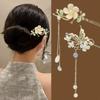 3PCS New Chinese Style High-end Hairpin with Antique Charm, Su Flower Hairpin, Versatile Temperament, and Niche Style