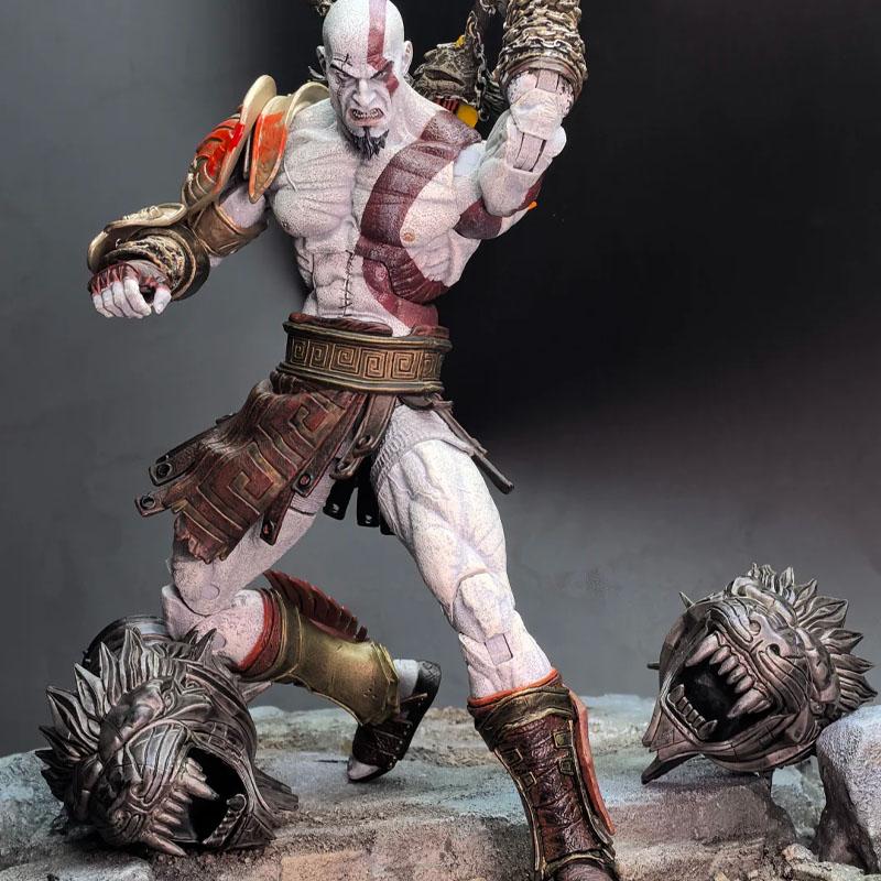 In Stock Neca God Of War 3 Ultimate Kratos Ghost Of Sparta Deluxe Boxed Collectible Action Figure Model Decor Gift