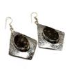 Curpitboulder Opal Gemstone 925 Silver Plated Handmade Jewelry Earring 2.5"