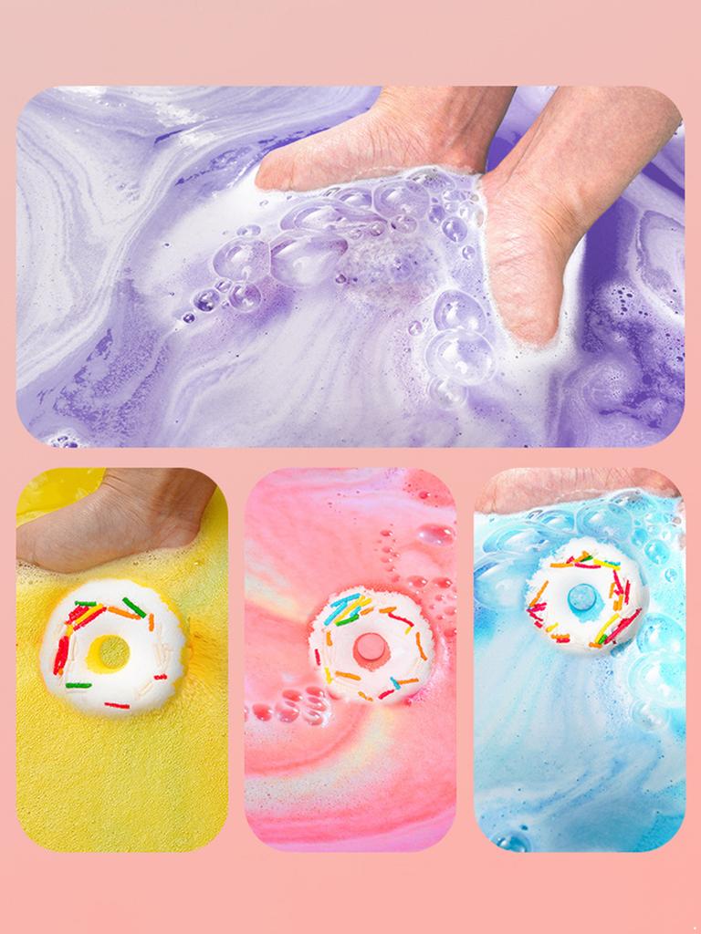 Natural Moisturizing Bath Bombs for Women Scented Fizzies with Essential Oils Relaxing Bubble Bath Spa Gift Set for Birthday Christmas Holiday