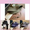 Summer Korean-style Wide Brim Bucket Hat For Women Breathable And Warm