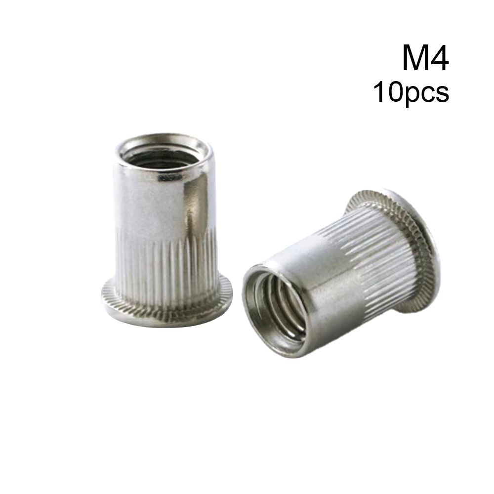 M3 M4 M5 M6 M8 M10 M12 Rivet Nut Flat Head Insert Nutsert Cap Stainless Steel Rivnut Threaded Rivet