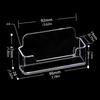 1Pc Clear Desk Shelf Box Storage Display Stand Acrylic Plastic Transparent Desktop Bussiness Card Holder Place Card Holder