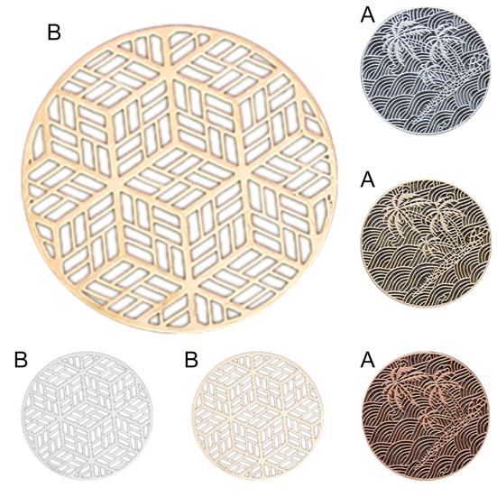 Коврик для чаши стильный блестящий прочный коврик для стола ПВХ полый коврик для украшения обеденного стола коврик для чашки для офиса