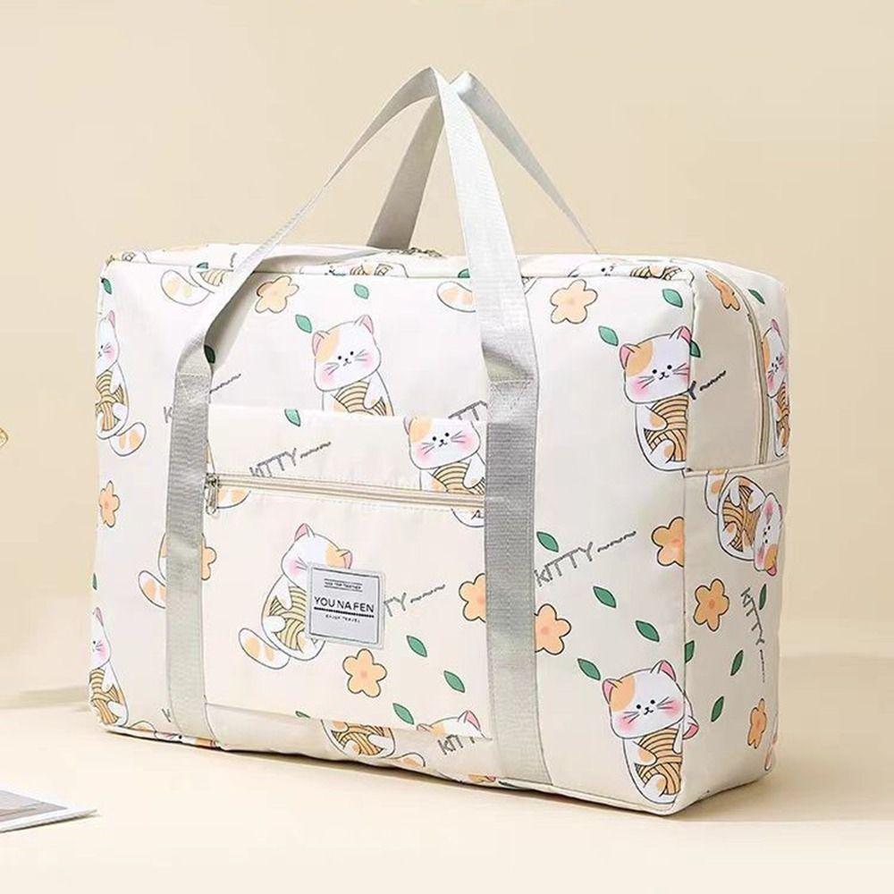 Cartoon Handheld Storage Bag Casual Sport Training Bag Student Quilt Storage Bag Business Trip