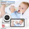 ABM501 Видеоняня с камерой PTZ Zoom Babyphone Cam Безопасность Камеры наблюдения Датчик температуры Колыбельная