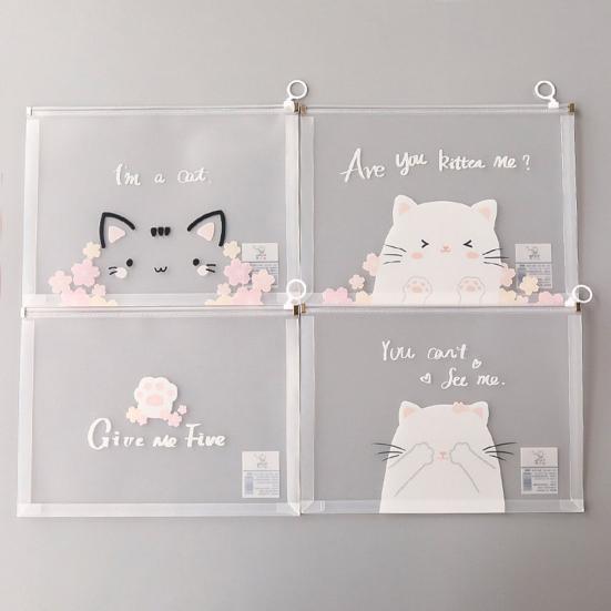 Полезная организация печати, экологически чистые водонепроницаемые сумки на молнии для документов, школьные принадлежности, сумки для хранения файлов