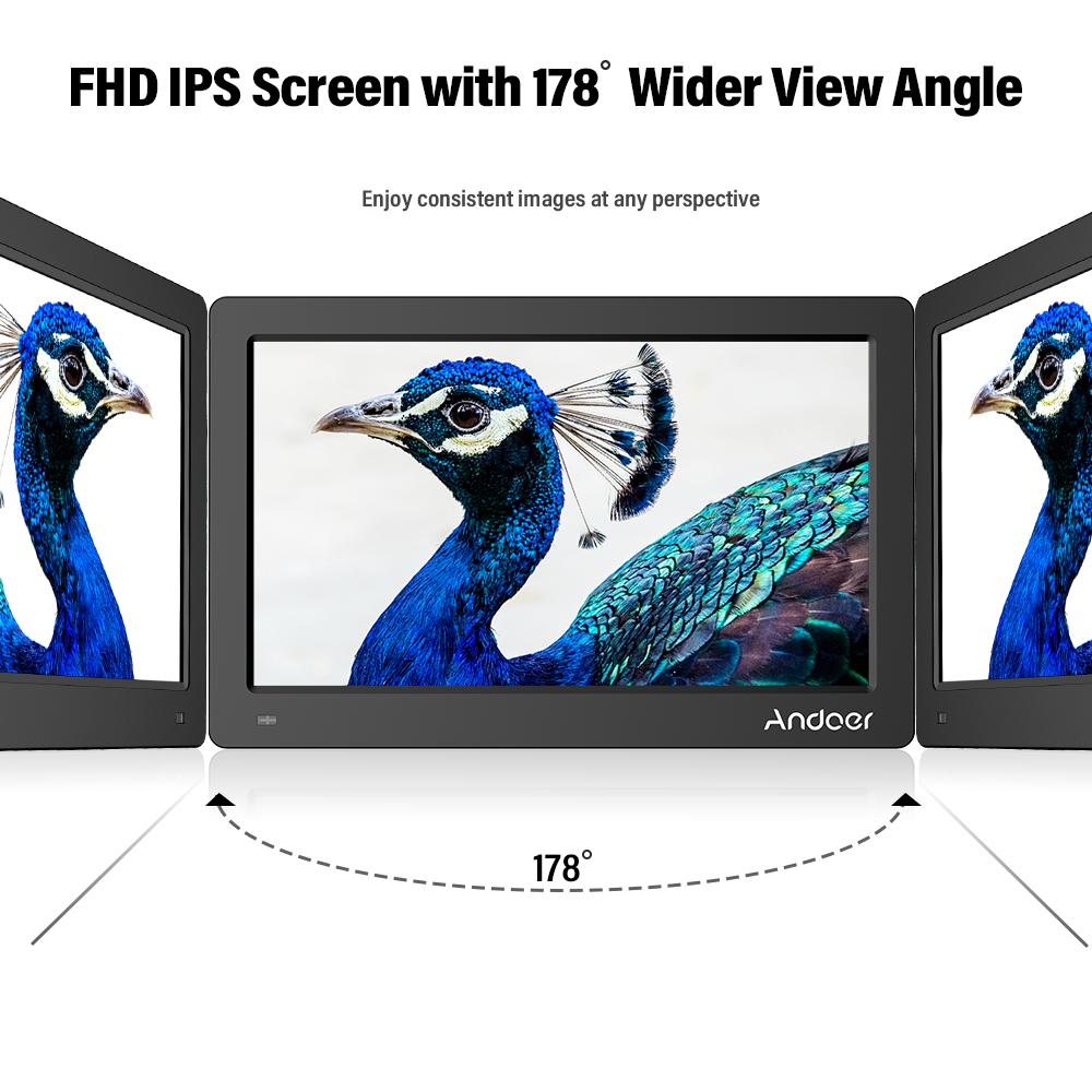 Andoer 11.6 Inch Digital Photo Picture Frame FHD 1920*1080  IPS Screen Support