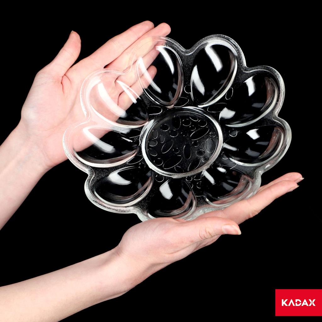 KADAX Тарелка Тарелочка Для Яиц Блюдо Стеклянное Для Яиц