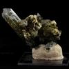 Stones and Minerals. Quartz + Adularia + Chlorite. 291.35 Ct. Medel Valley, Grisons, Switzerland.