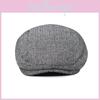 Cotton Lattice Pattern Beret Hat For Men With Adjustable Casual Travel Outdoor