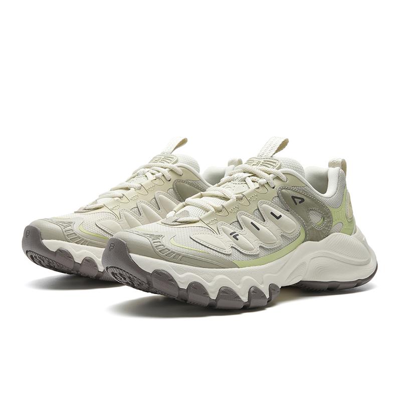 Women's Sneakers FILA TRUFFLE Low top Chunky Sneakers Women's Frosty Yellow Tide Brown