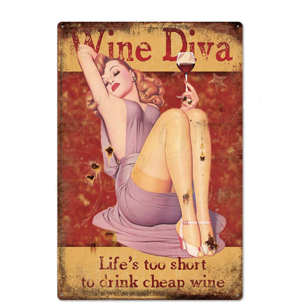 Оловянная вывеска в стиле пин-ап для девочек, металлическая винтажная сексуальная металлическая вывеска, настенный декор для бара, паба, клуба, человека, пещеры, ретро-вывески, покраска металла